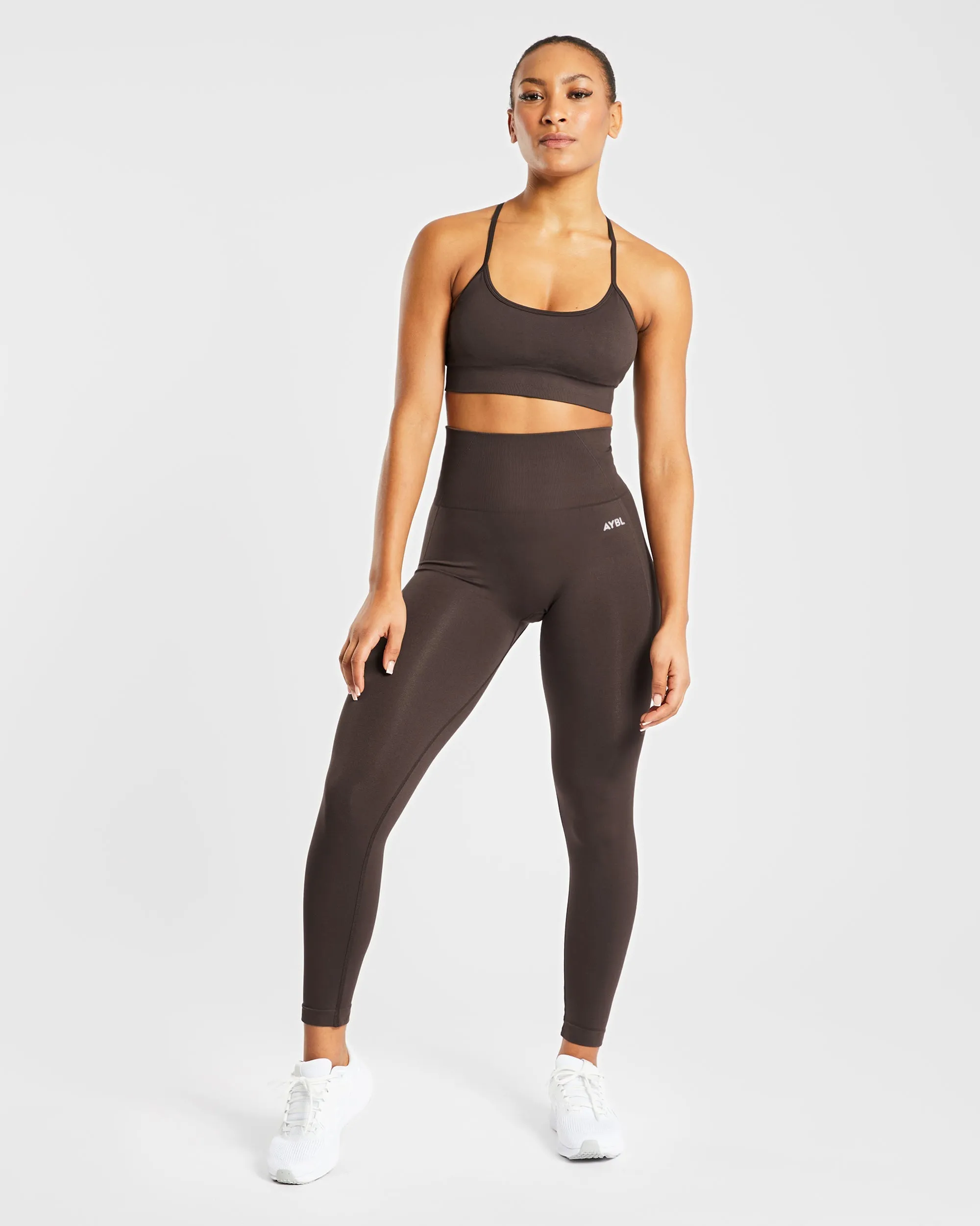 Empower Seamless Sports Bra - Cocoa Brown