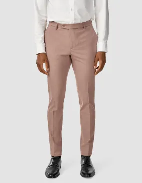 Essential Suit Pants Slim Dusty Lilac Melange