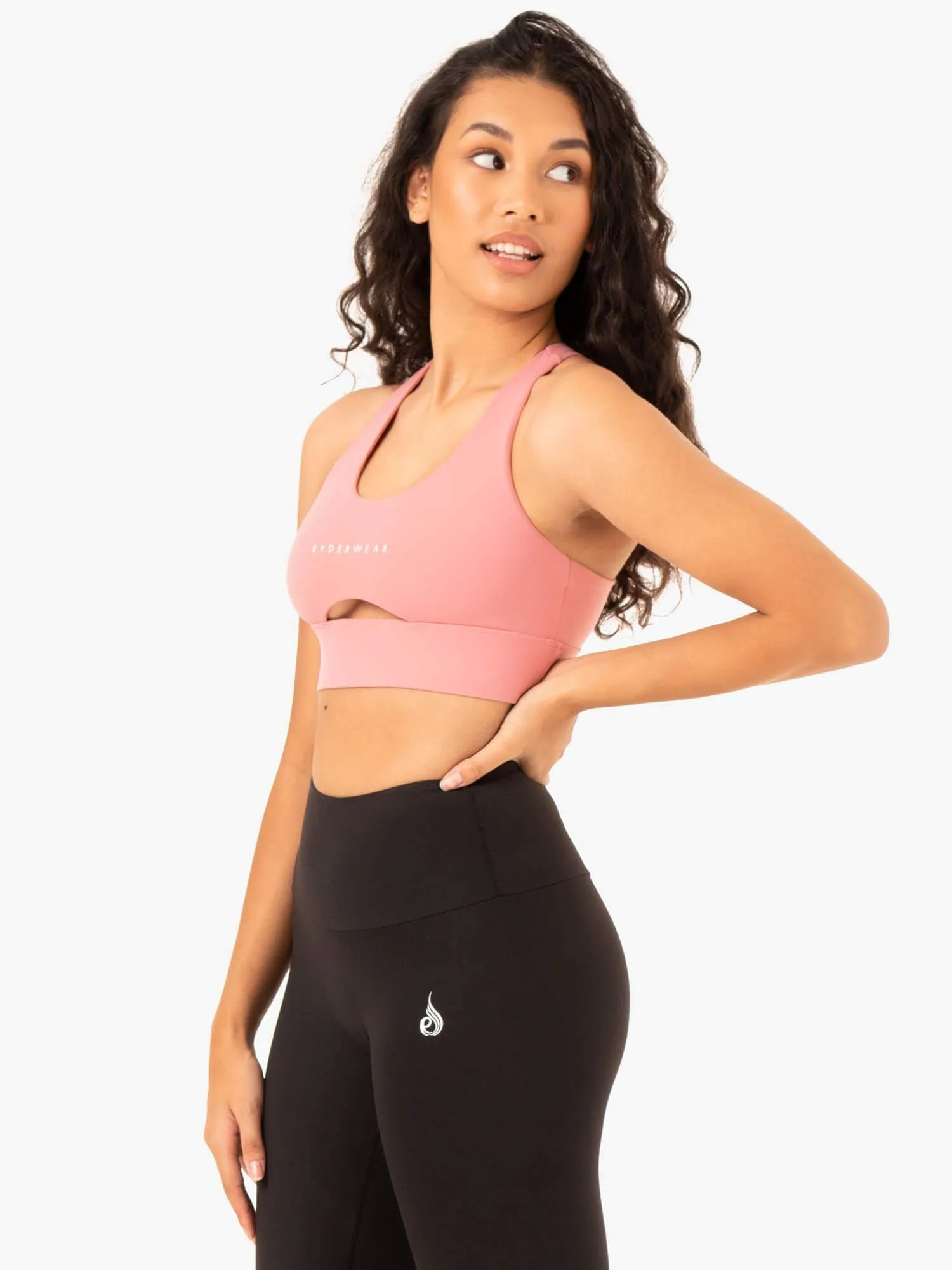 Focus Contour Sports Bra - Blush Pink