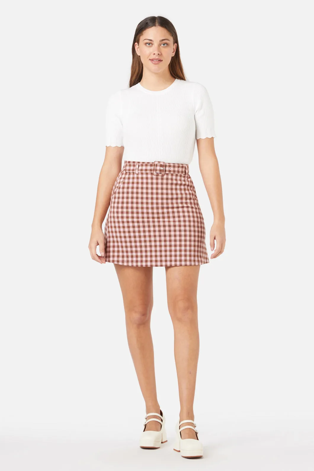 Gelati Gingham Skirt