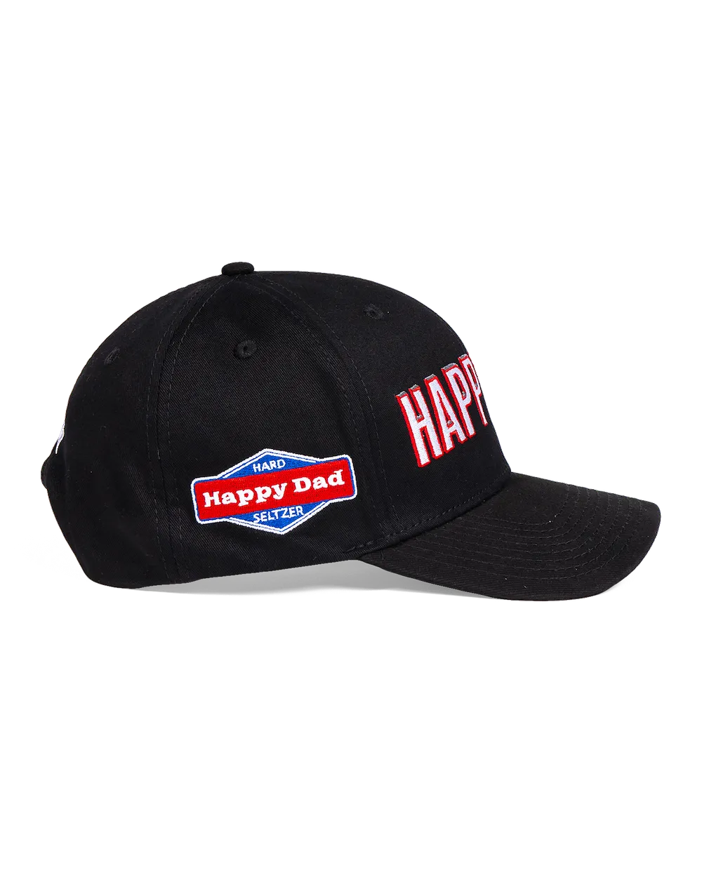 Happy Dad Sports Hat (Black)