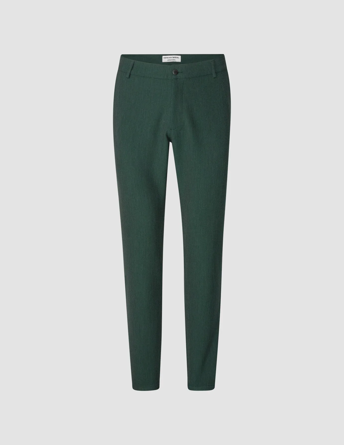 Heavy Edition Pants Slim Deep Green Melange