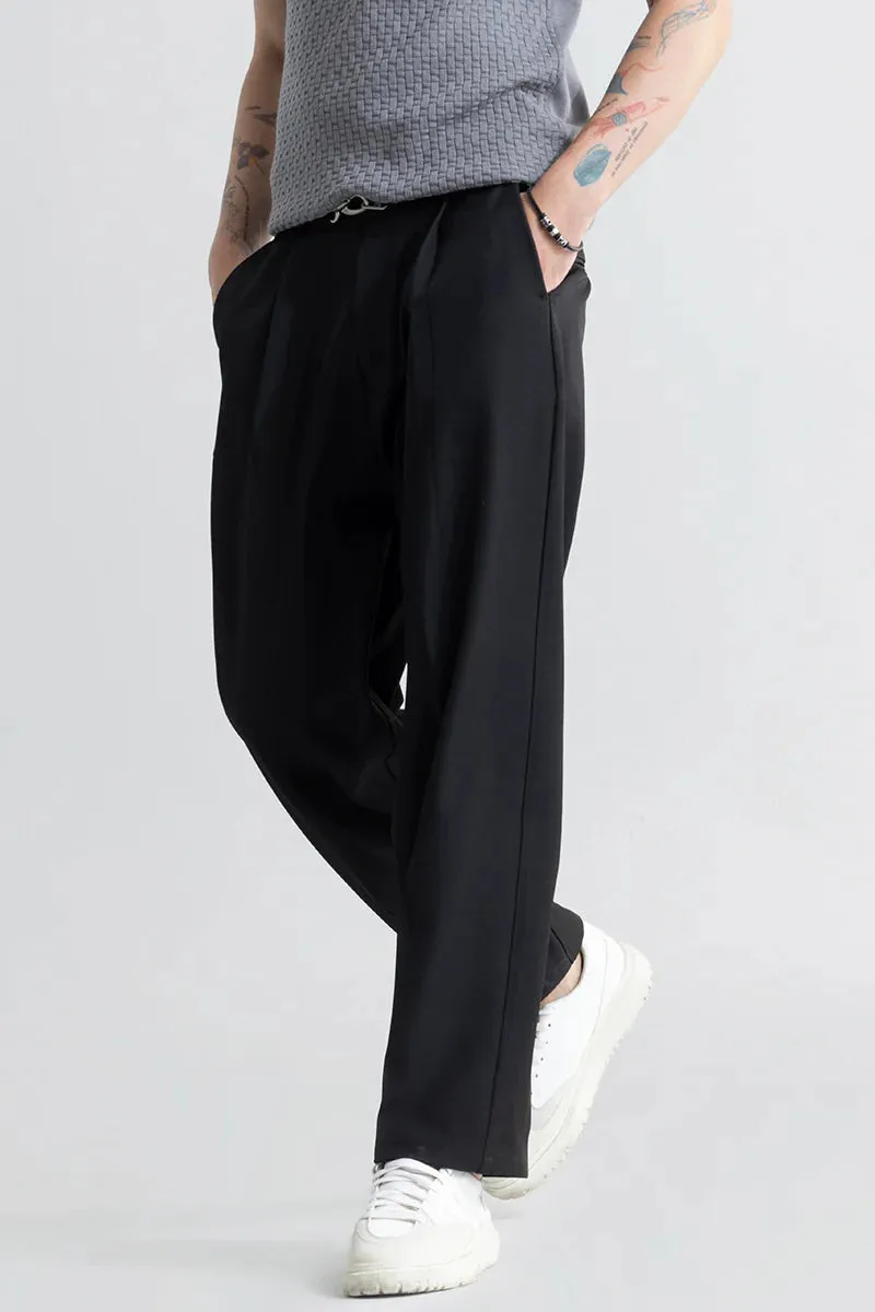 Hooked Black Korean Pant