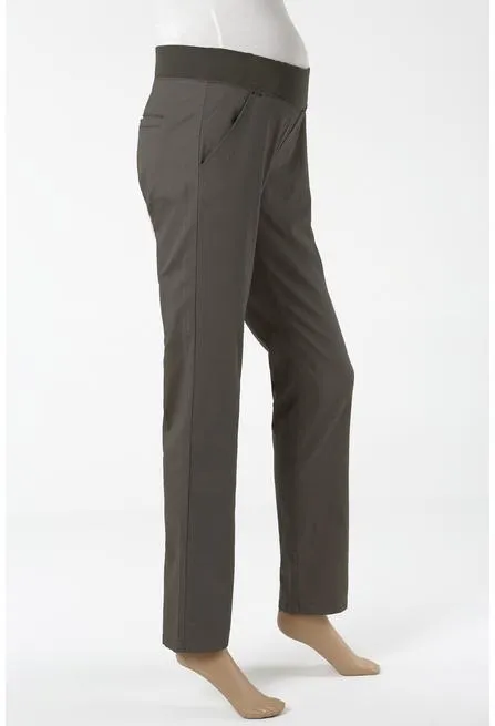 Irene Slim Skinny Super Stretch Maternity Pants Grey