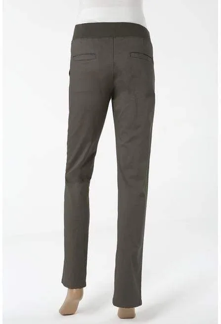 Irene Slim Skinny Super Stretch Maternity Pants Grey