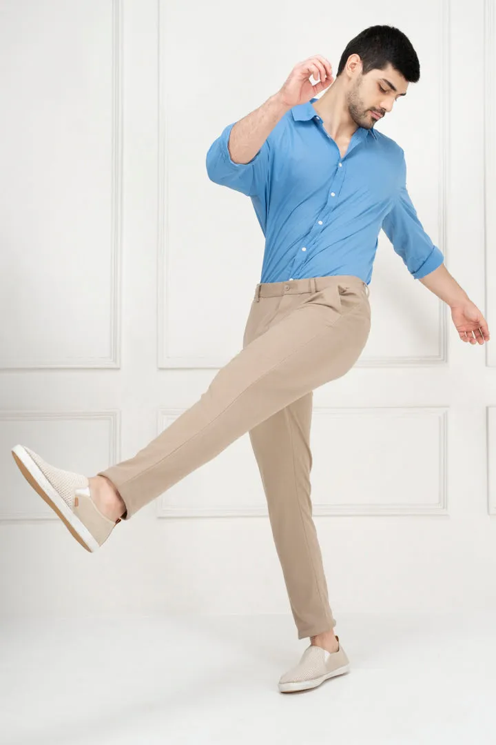 Khaki Power Stretch Slim Fit Pants