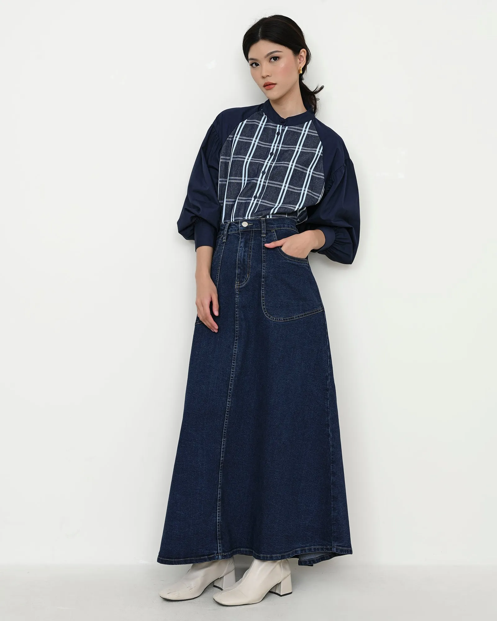 KINZA DENIM SKIRT