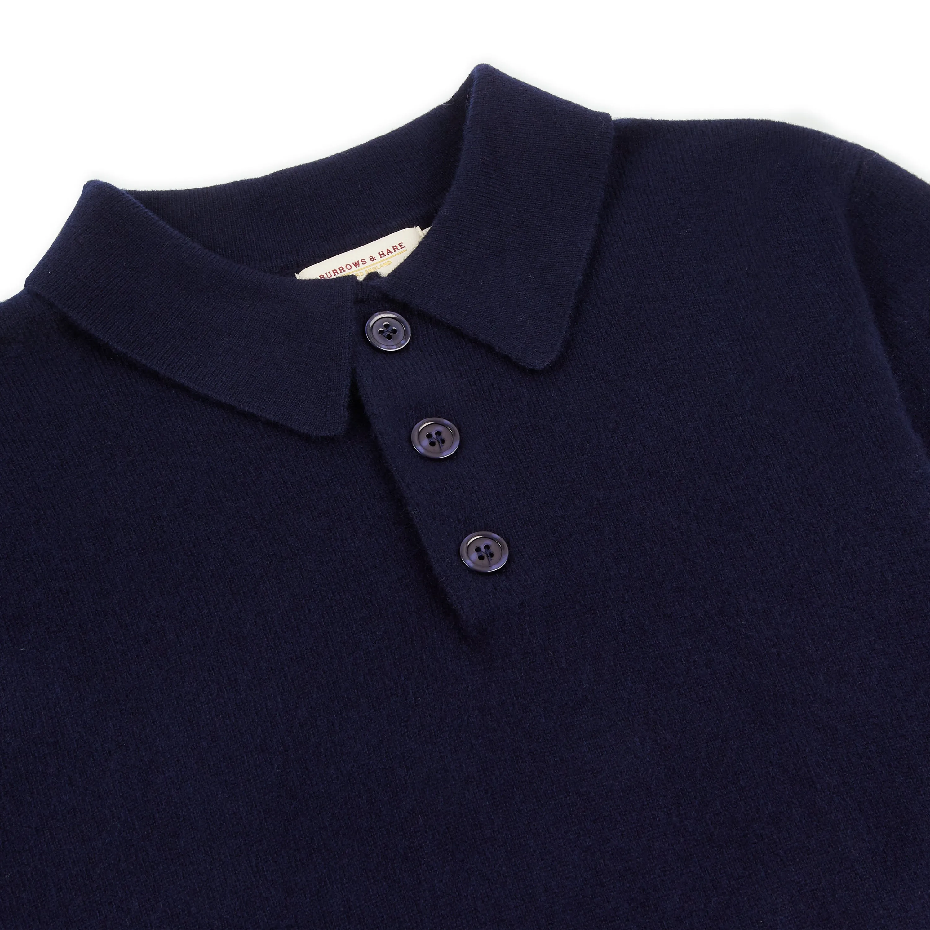 Knitted Polo - Navy