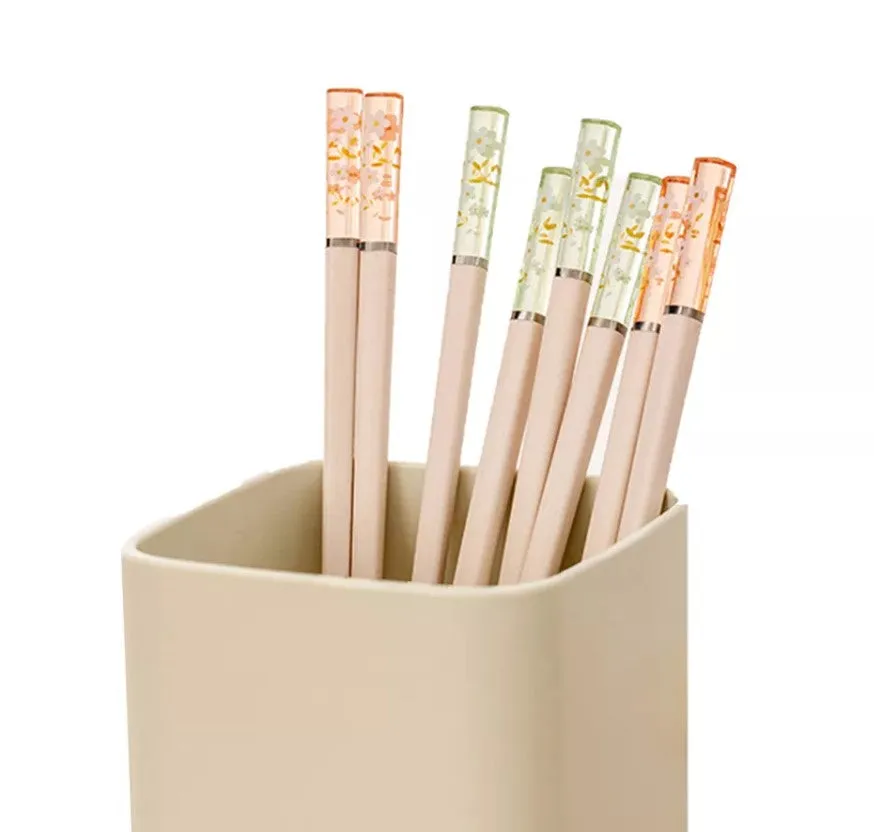 Korean Cherry Blossom Translucent Chopsticks