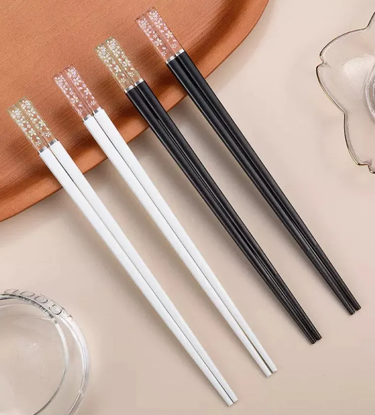 Korean Cherry Blossom Translucent Chopsticks