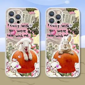 Korean Cute Cartoon Yawn Cat Phone Case