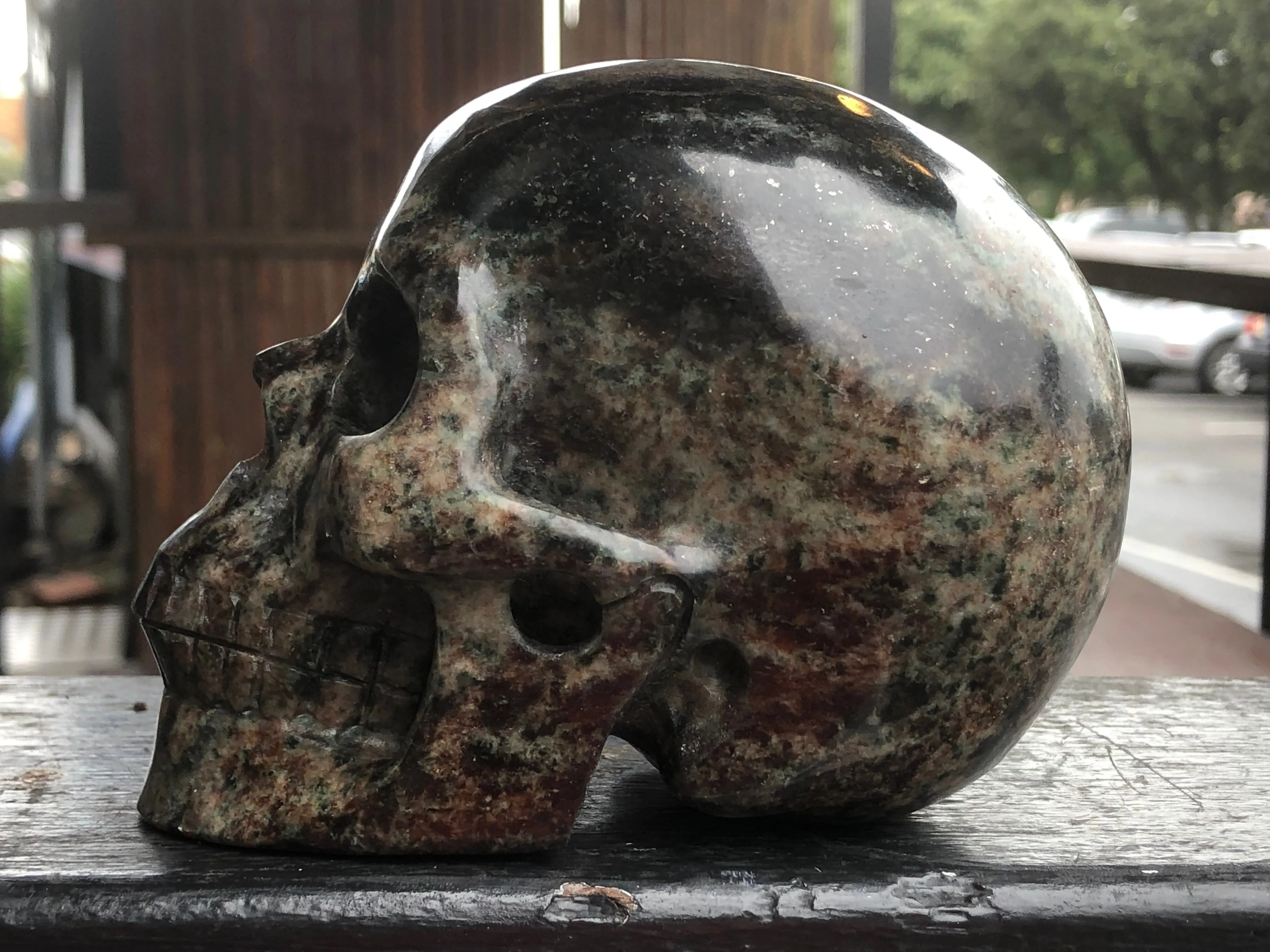 Korean Garnet Skull [1k1464]