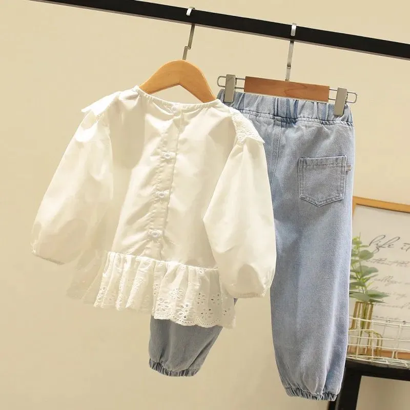 Korean girls' clothes sets 5-6Y S4674858