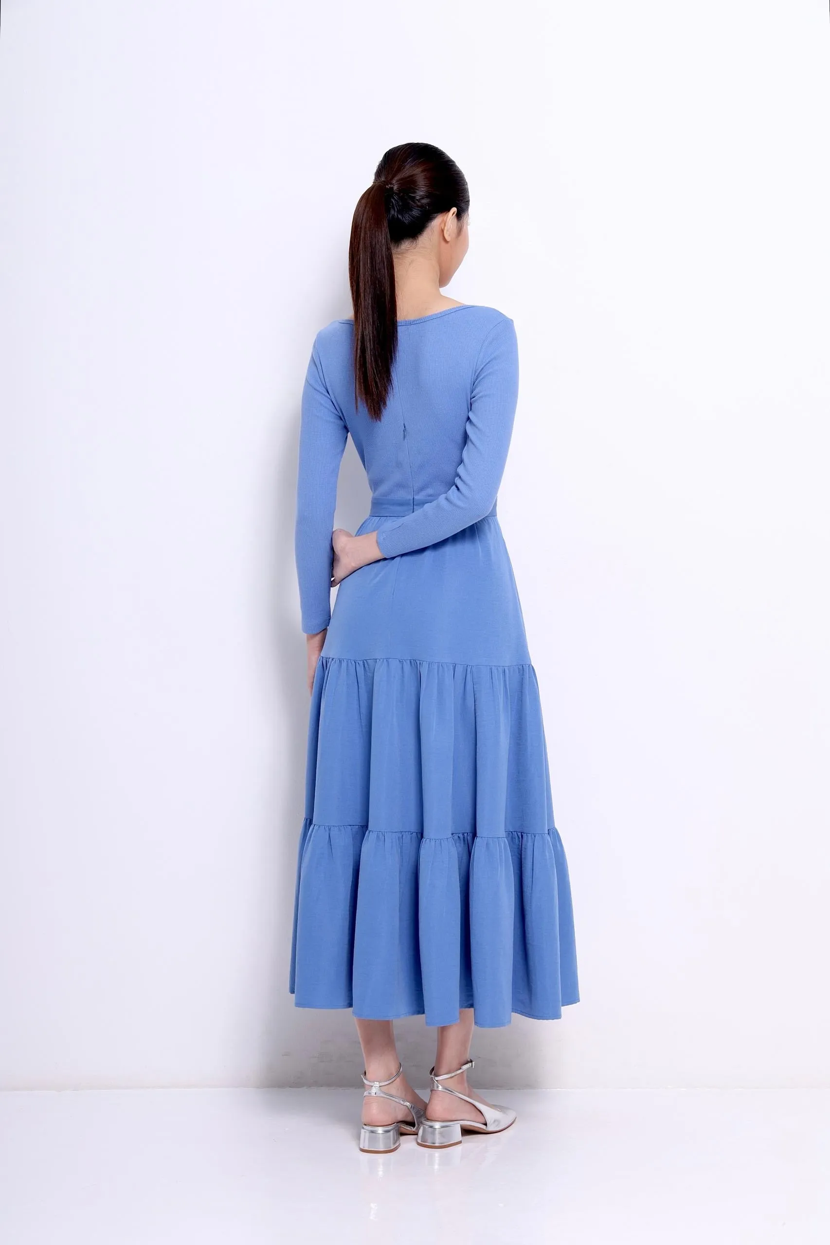 Lia Layered Knitted Dress