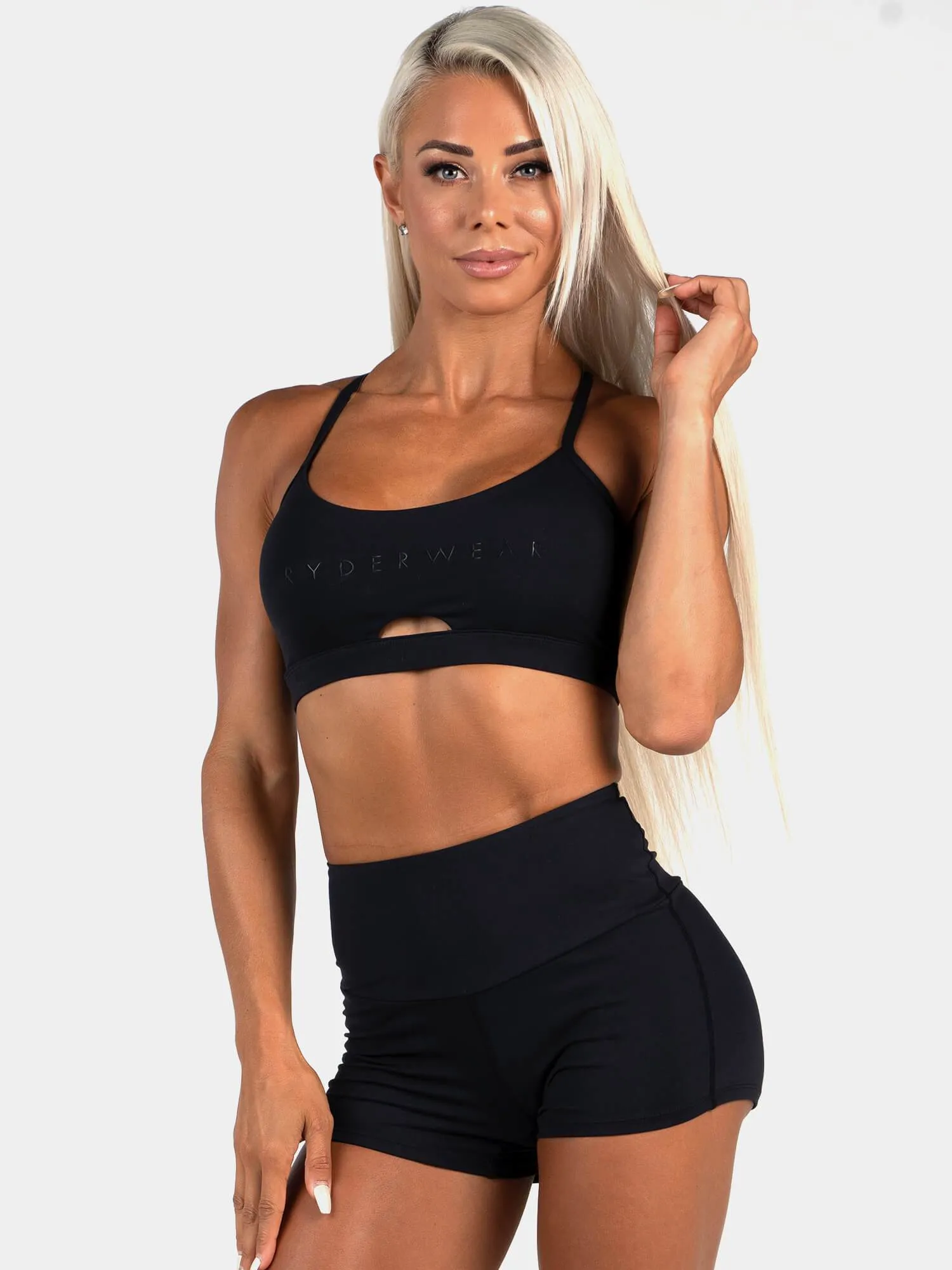 Little Black Sports Bra - Black