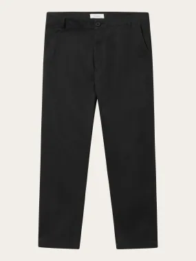 LUCA slim twill chino pants - Black Jet