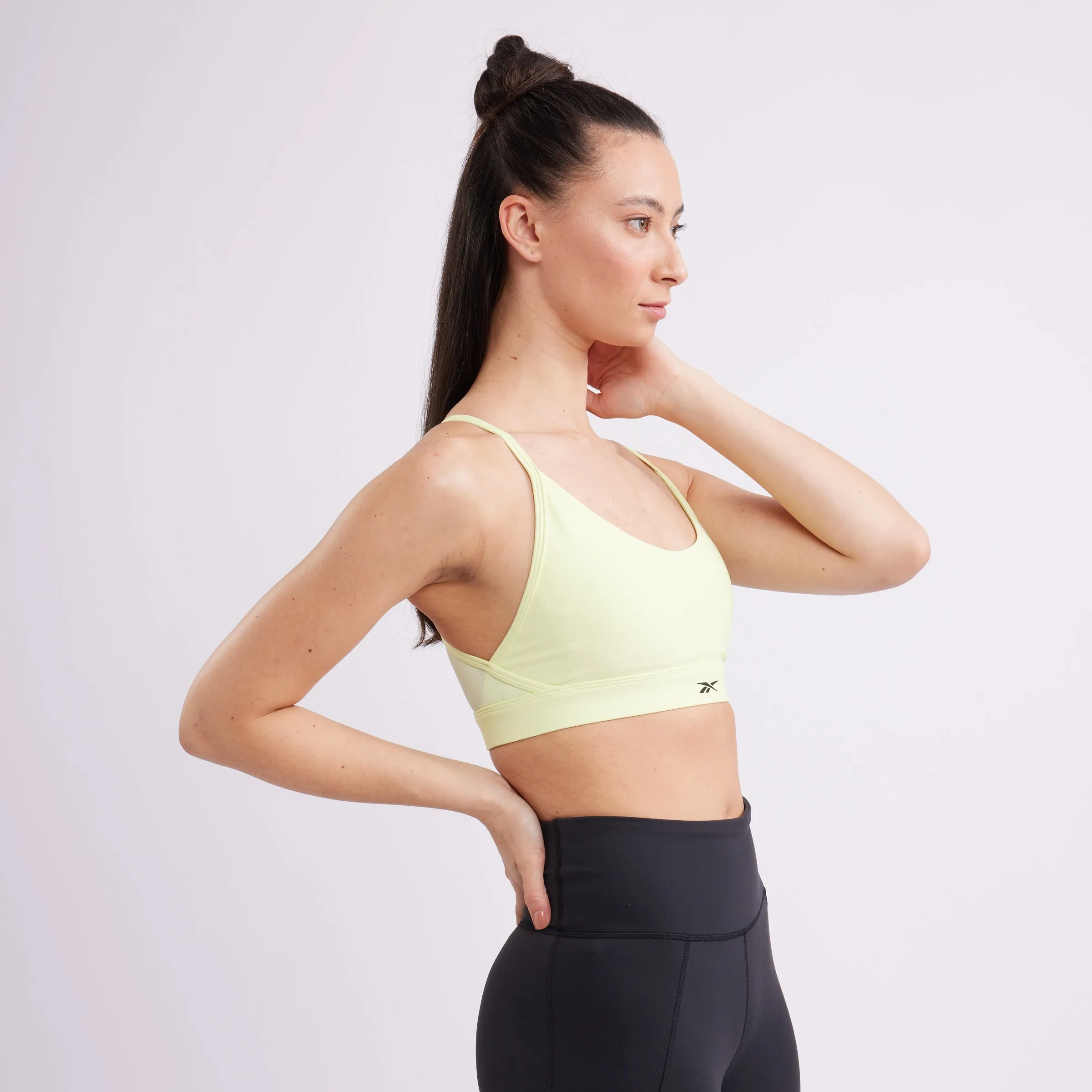 Lux Strappy Sports Bra Citrus Glow