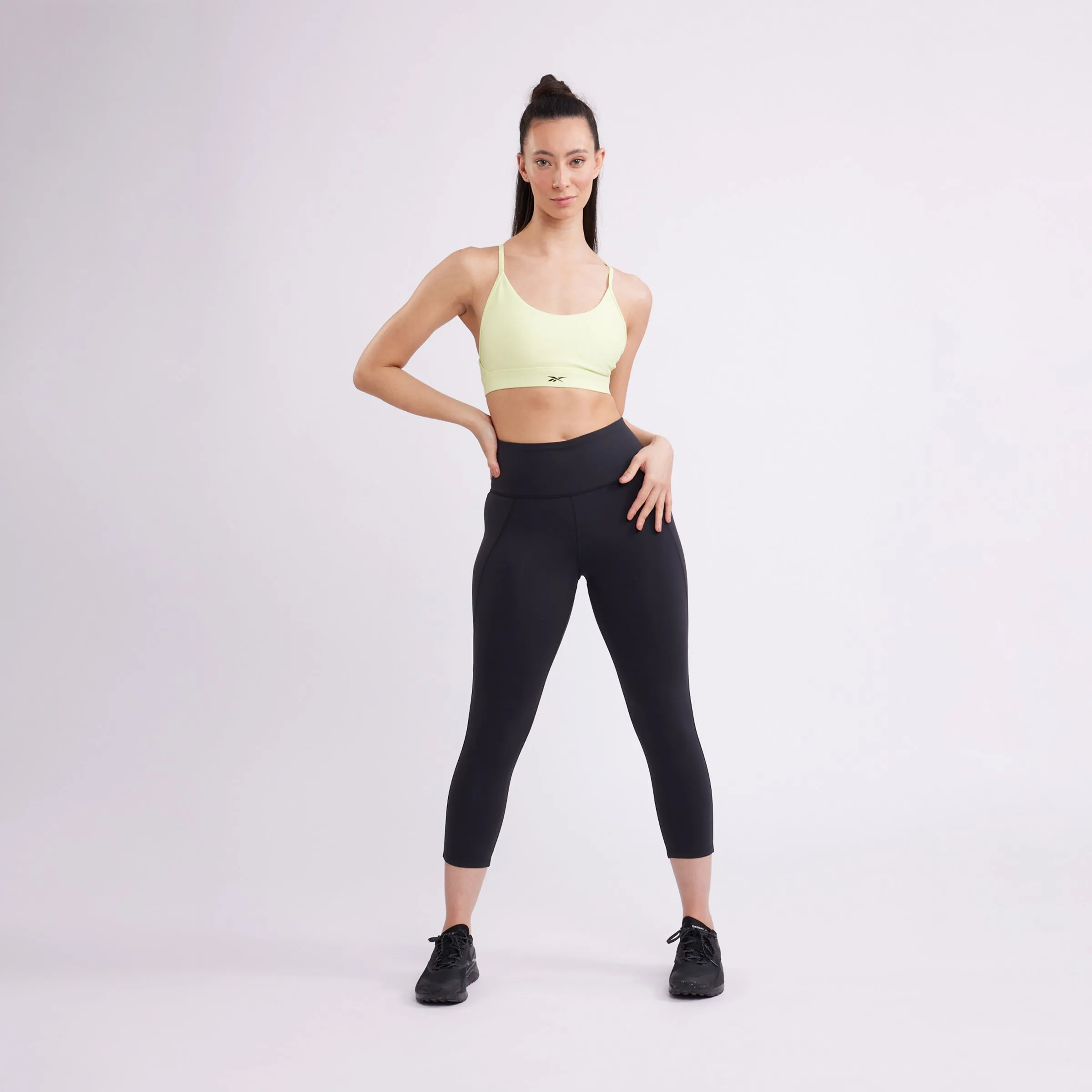 Lux Strappy Sports Bra Citrus Glow