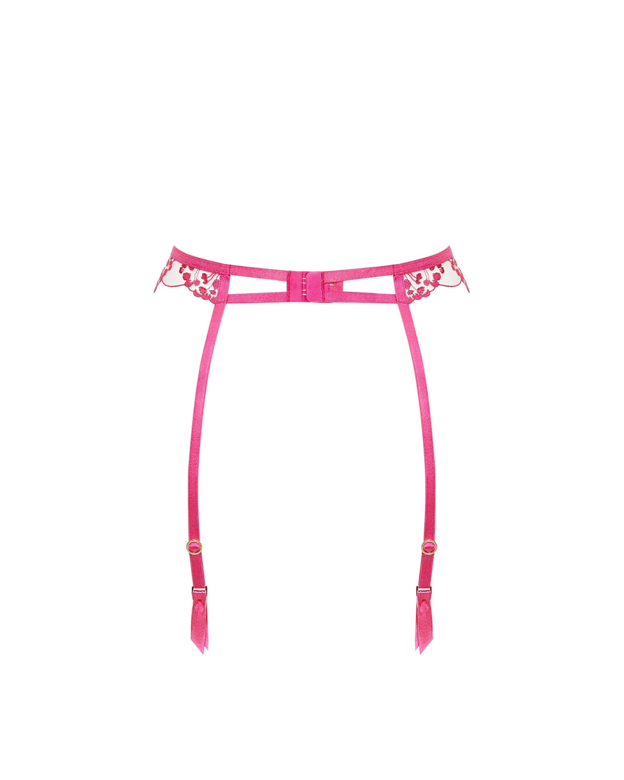 Marisa ECO Suspender Fuchsia Pink/Sheer