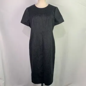 MaxMaragreywool blend short sleeve dress