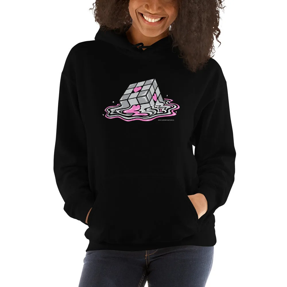 Melting Companion Cube Unisex Hoodies