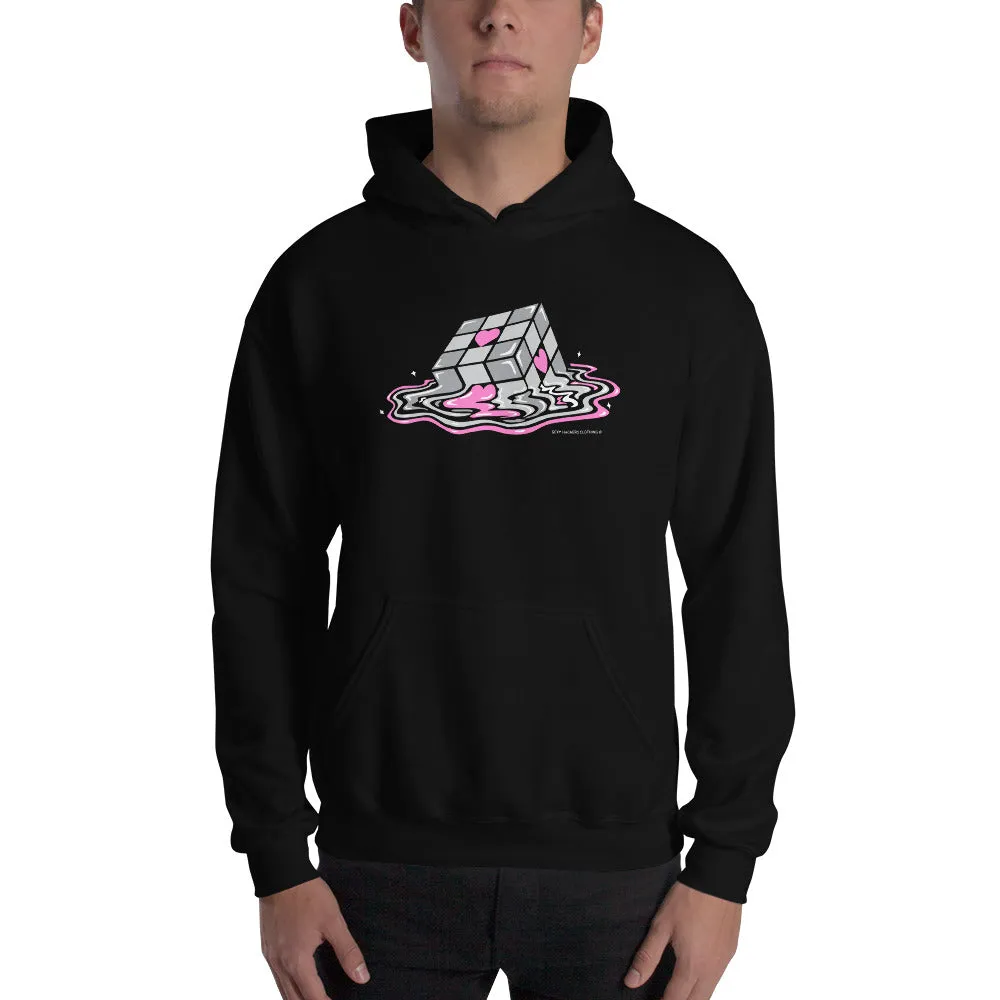 Melting Companion Cube Unisex Hoodies