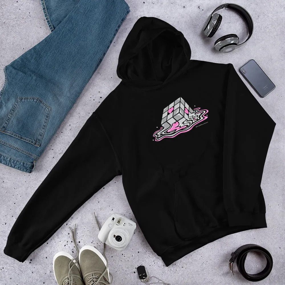 Melting Companion Cube Unisex Hoodies