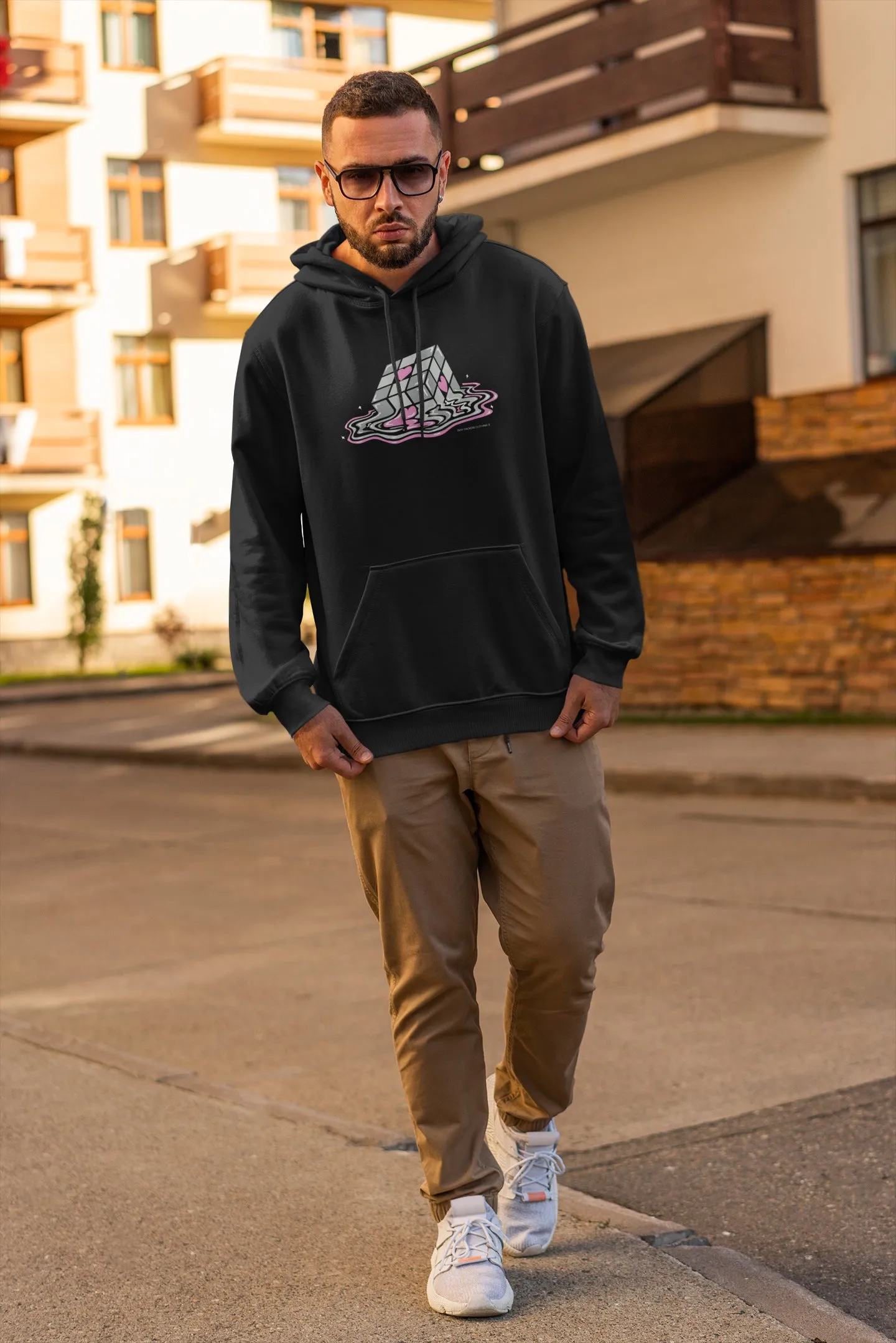 Melting Companion Cube Unisex Hoodies