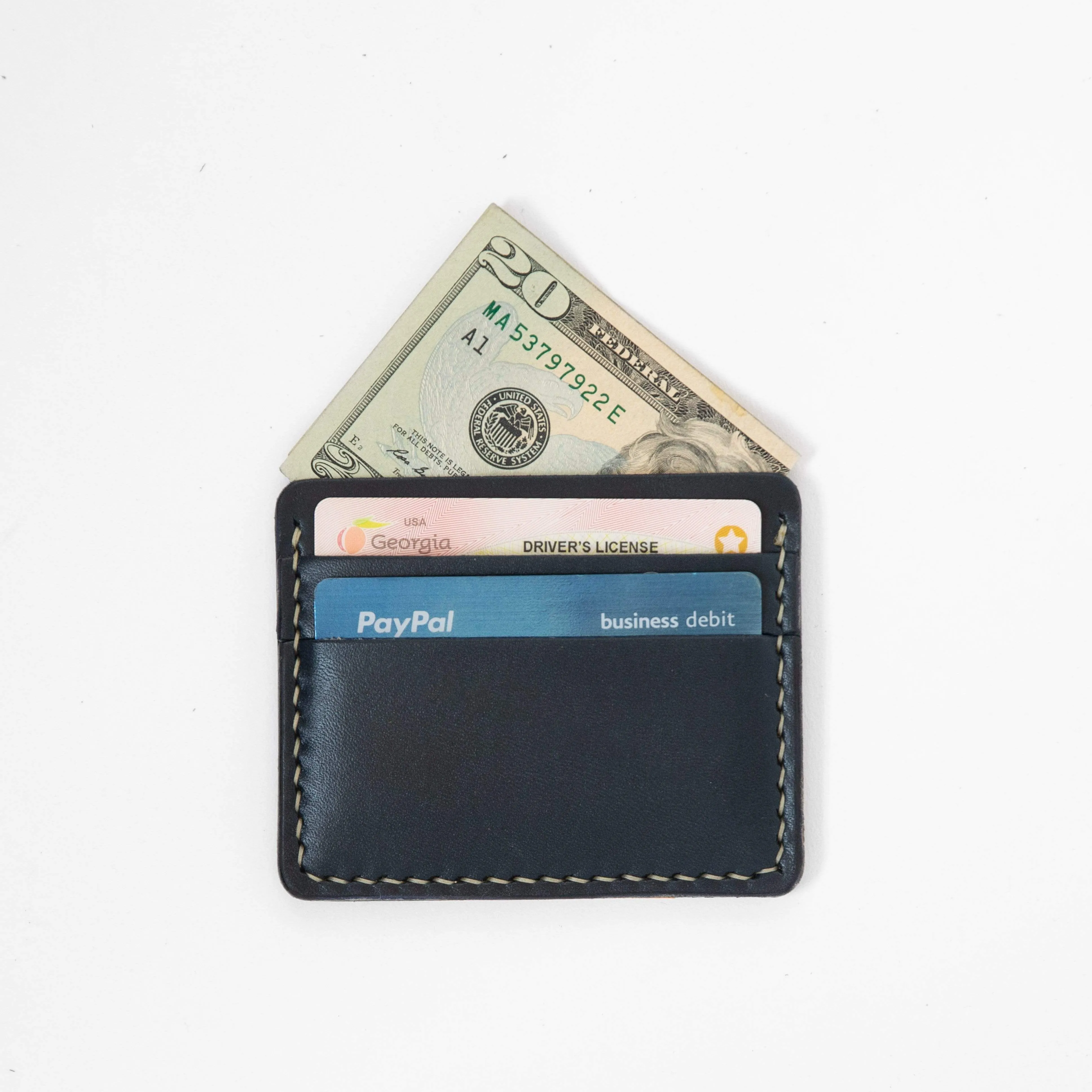 Navy Slim Card Wallet