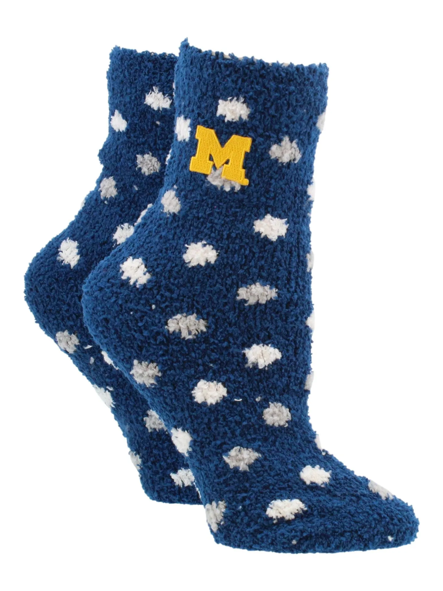 NCAA College Fuzzy Socks For Women & Men, Warm and Cozy Socks Womens Licensed University Sock