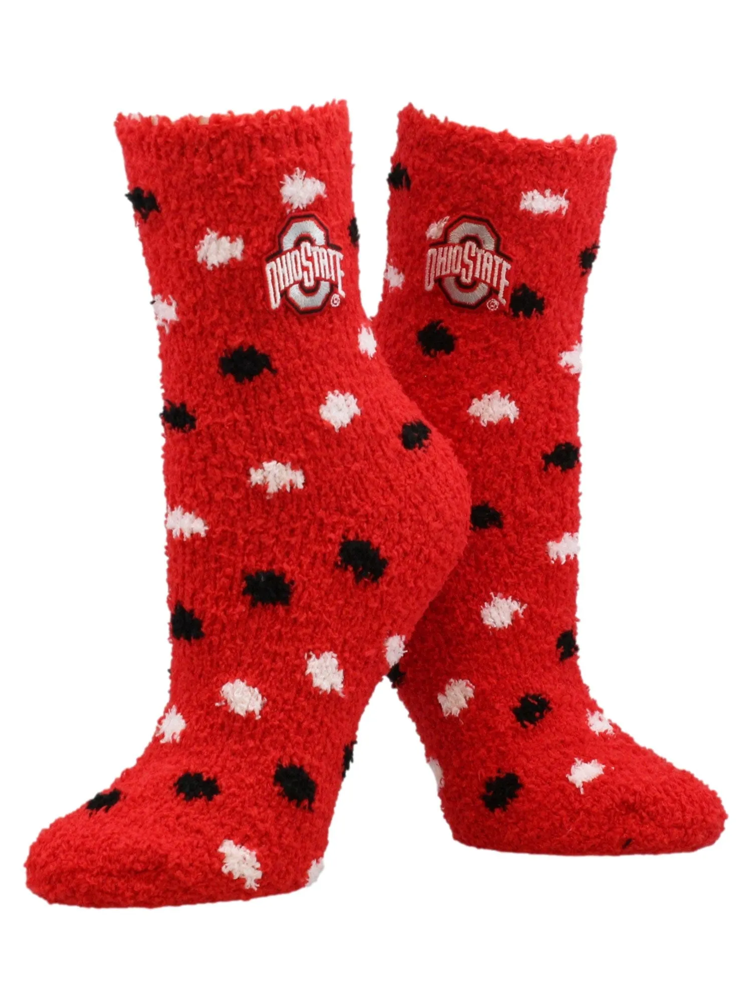 NCAA College Fuzzy Socks For Women & Men, Warm and Cozy Socks Womens Licensed University Sock