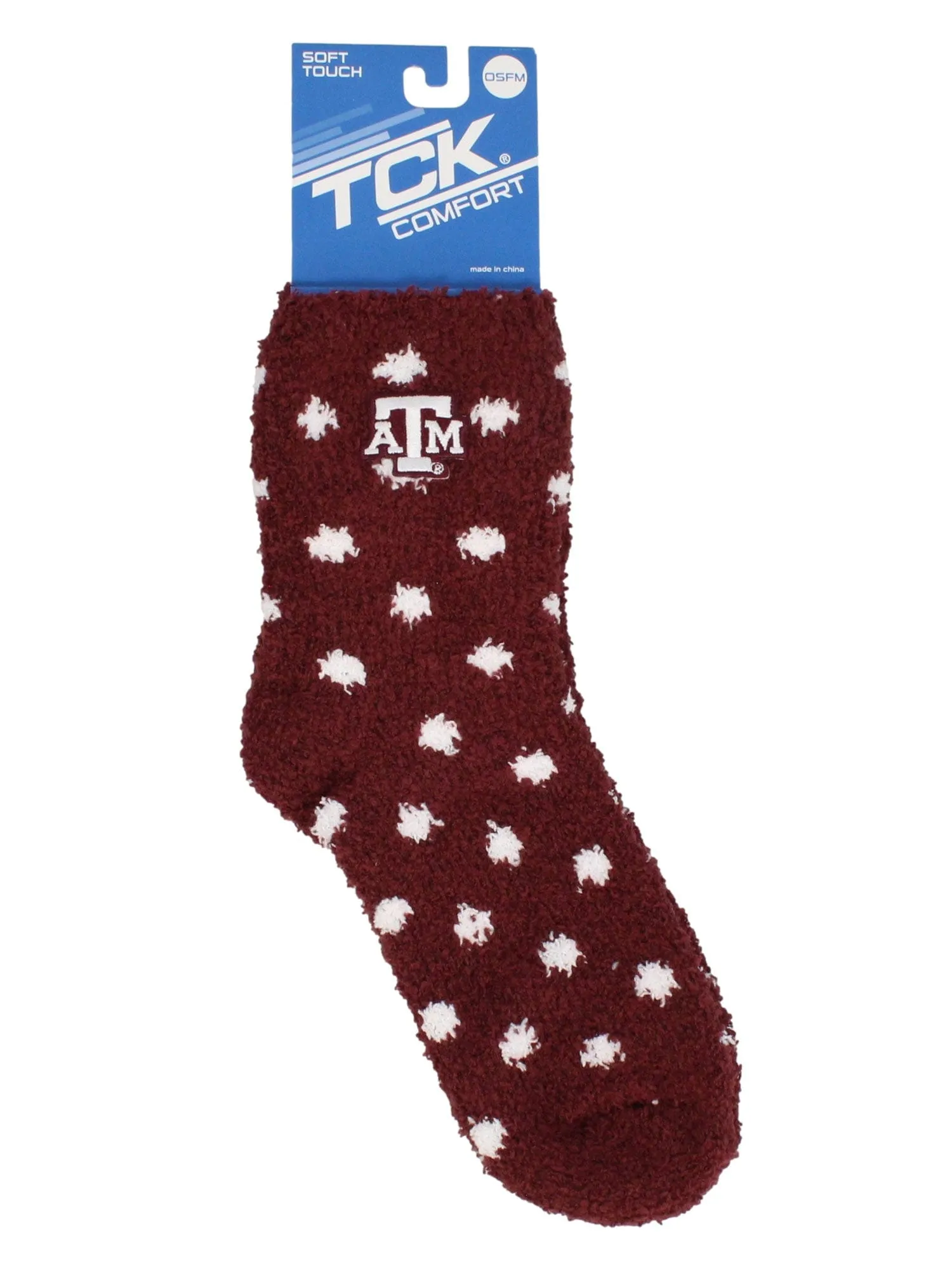 NCAA College Fuzzy Socks For Women & Men, Warm and Cozy Socks Womens Licensed University Sock