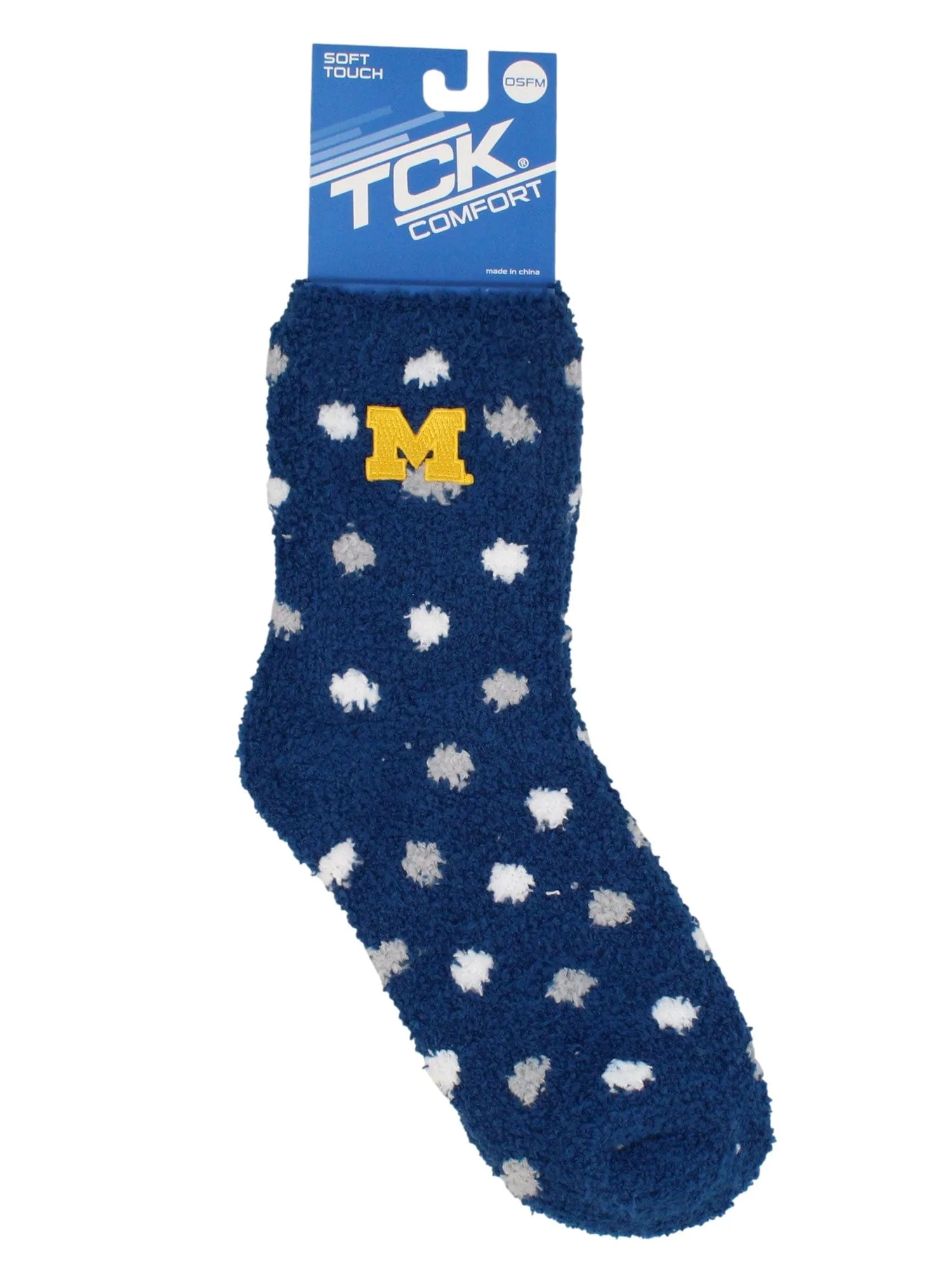 NCAA College Fuzzy Socks For Women & Men, Warm and Cozy Socks Womens Licensed University Sock