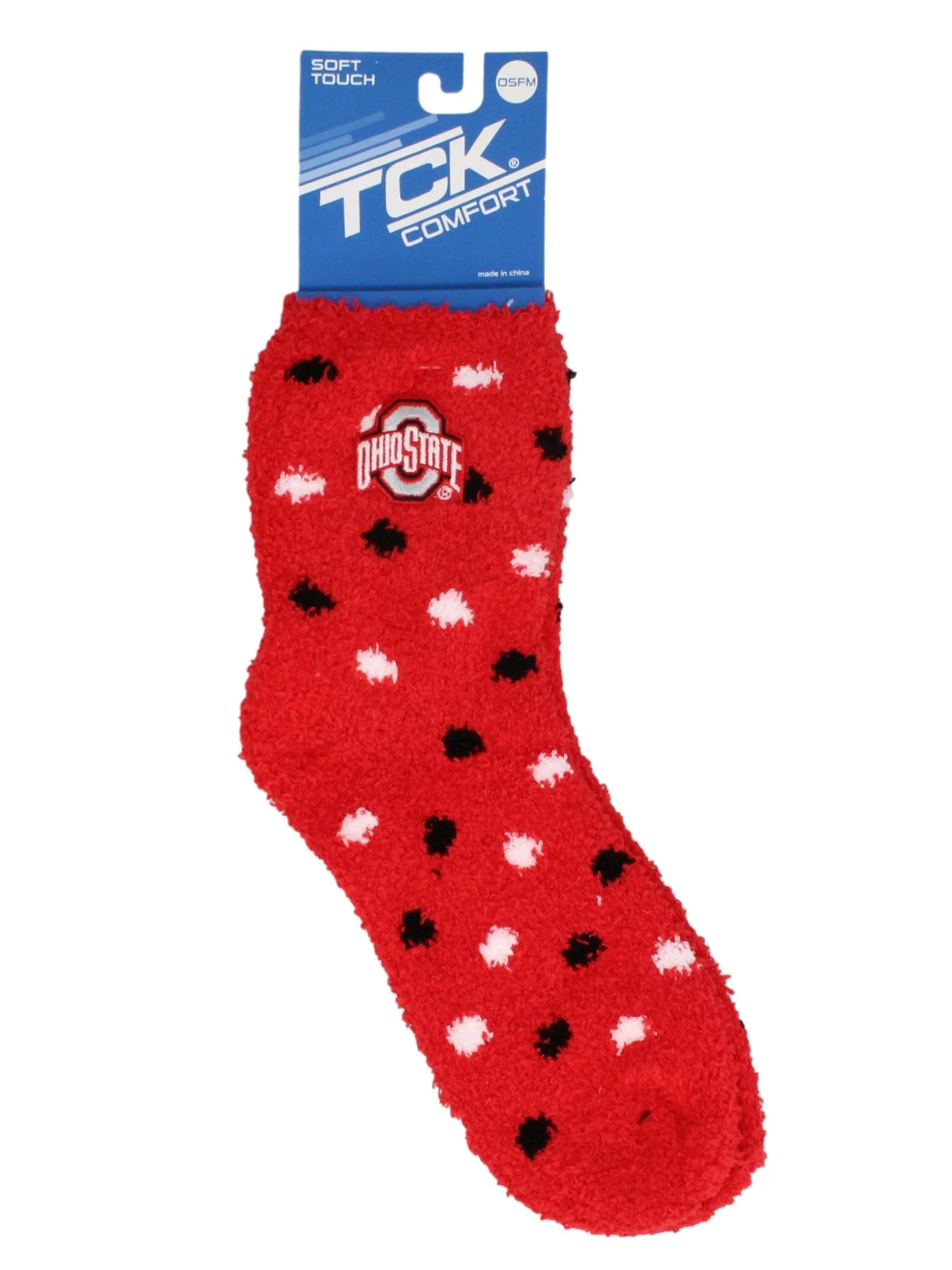 NCAA College Fuzzy Socks For Women & Men, Warm and Cozy Socks Womens Licensed University Sock