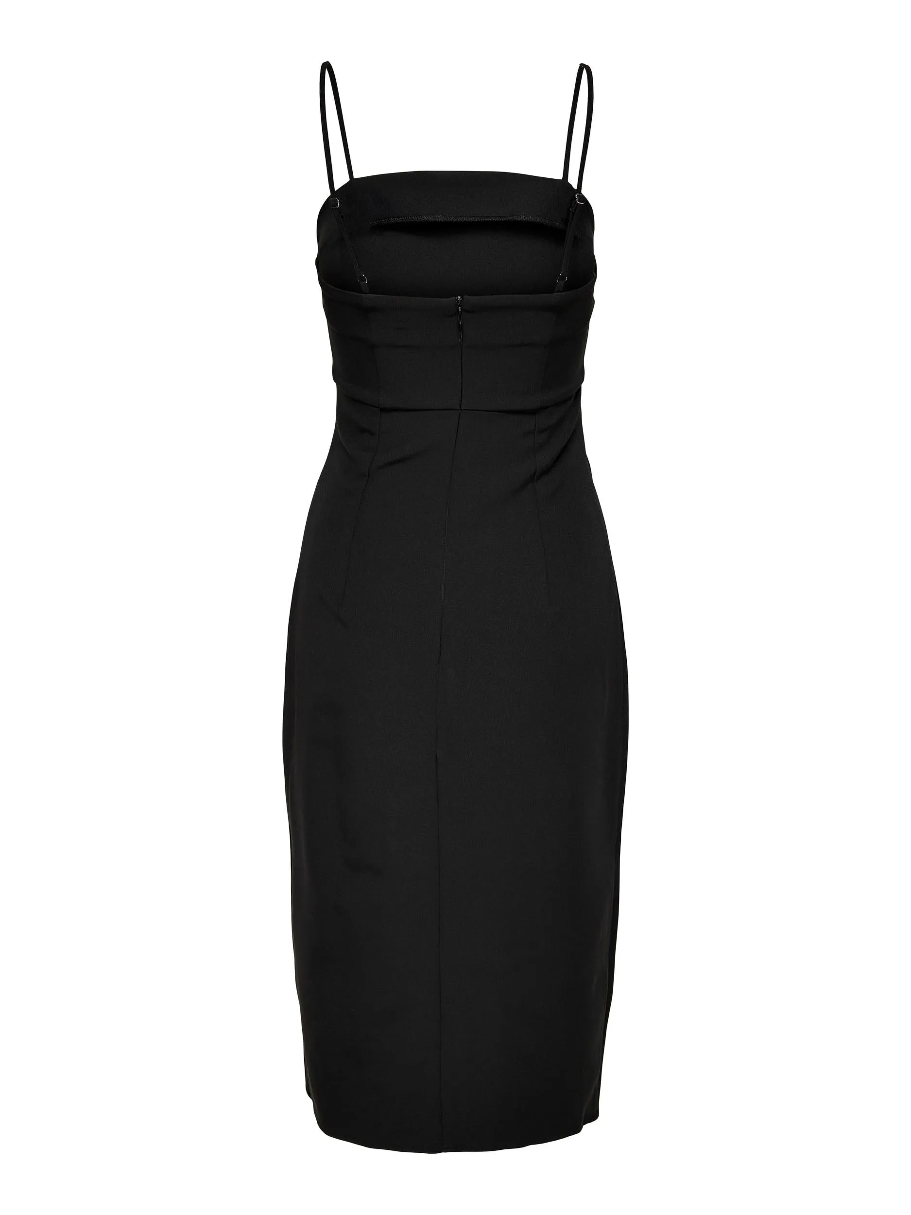 ONLY SLIM SLIT DRESS IN BLACK