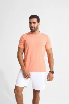 Peach Pink Racket Sports Tee