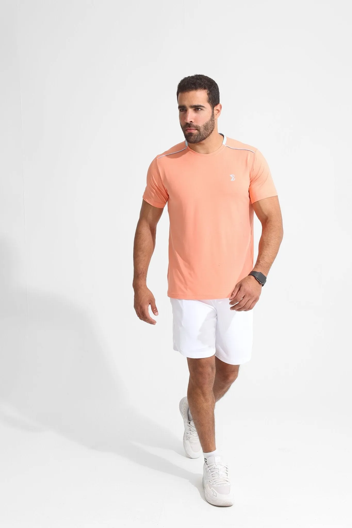 Peach Pink Racket Sports Tee