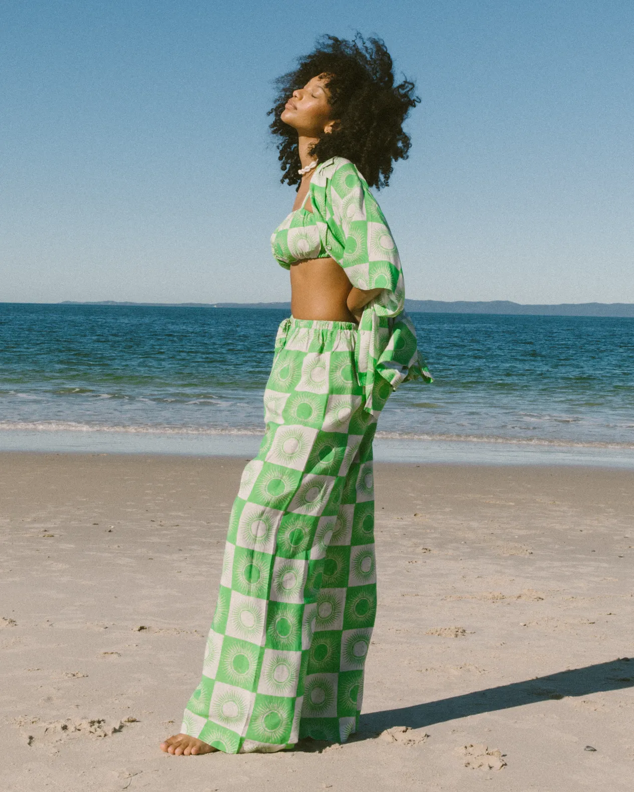 Pearl Lounge Pants | Green Sol