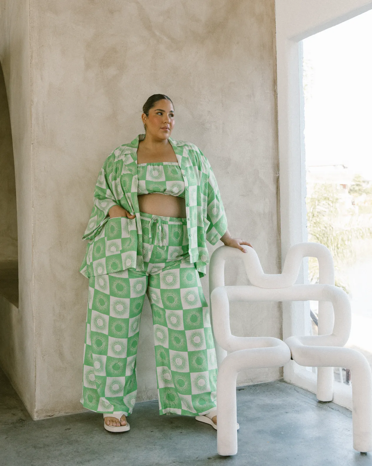 Pearl Lounge Pants | Green Sol