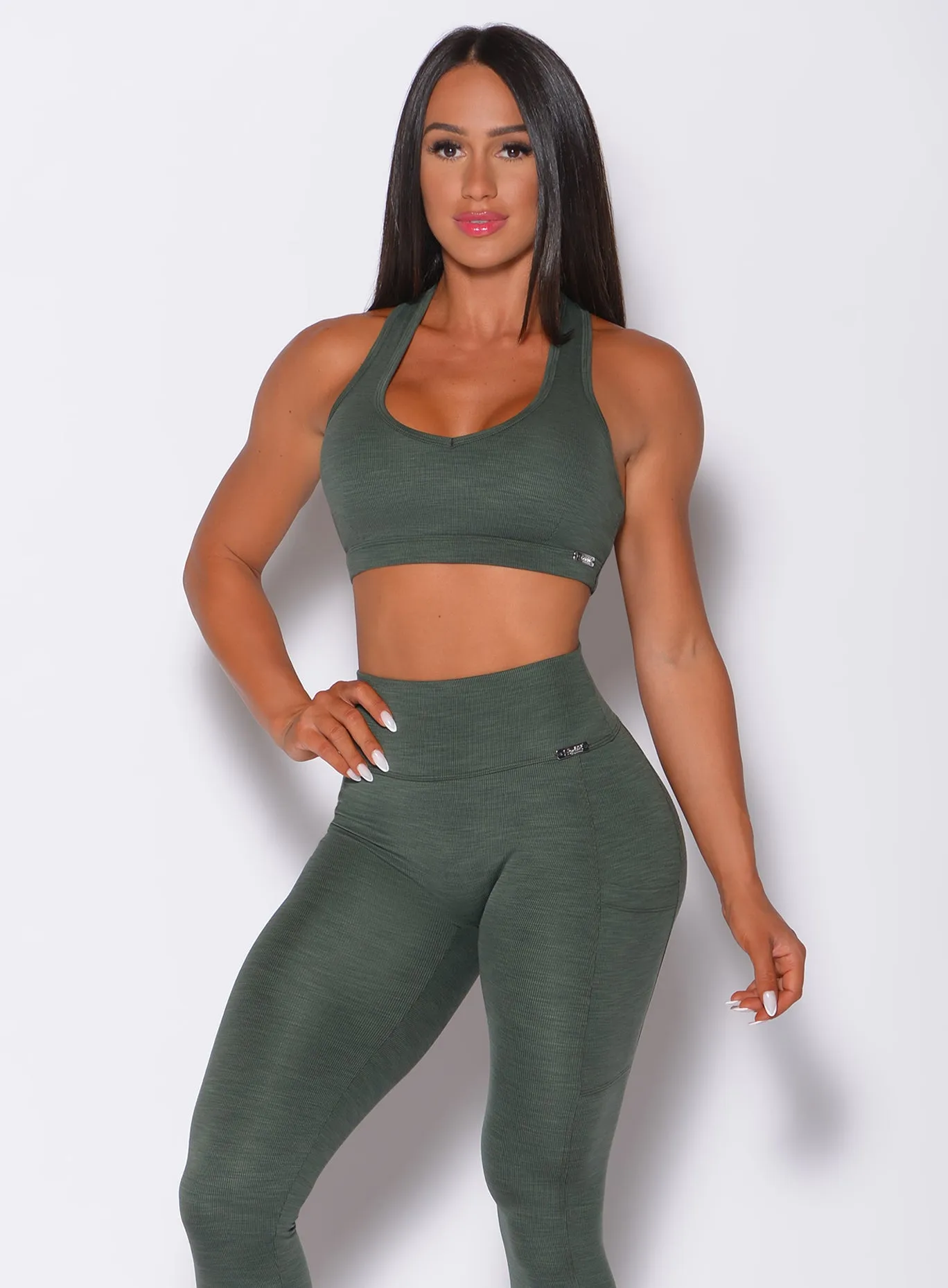 Power Rib Sports Bra