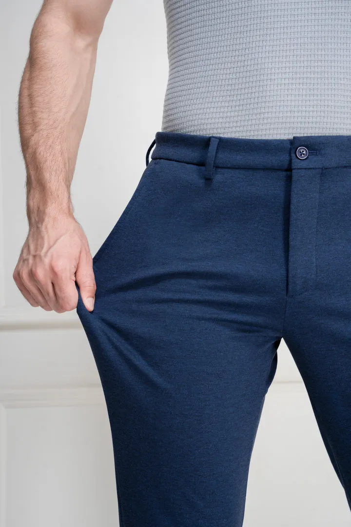 Prussian Blue Power Stretch Slim Fit Pants