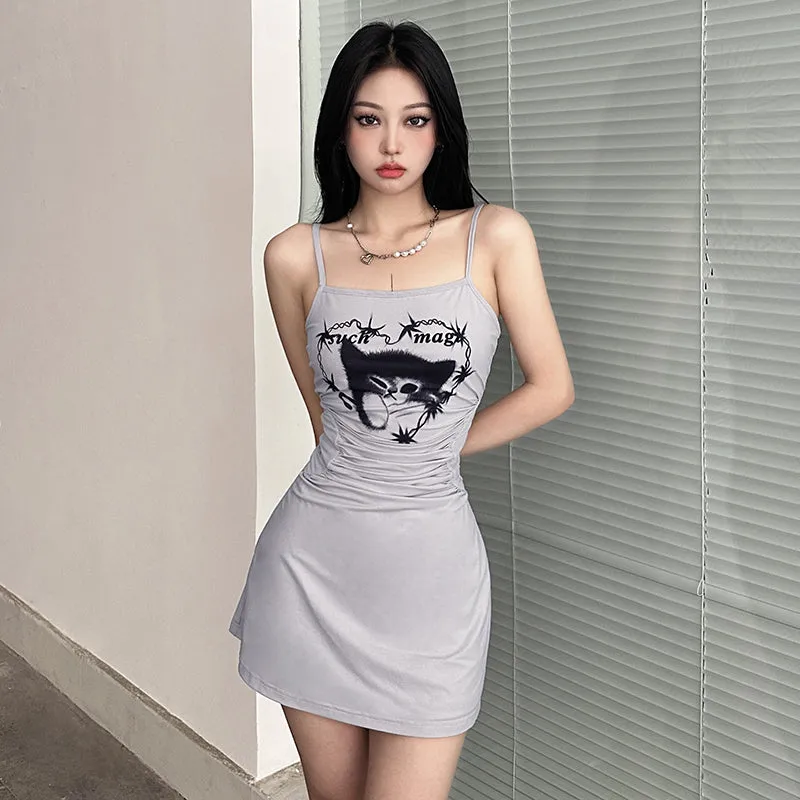 "Cat Love" Slim Dress