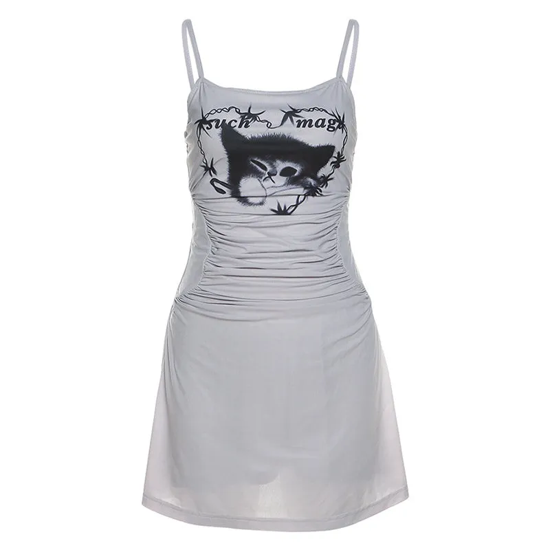 "Cat Love" Slim Dress