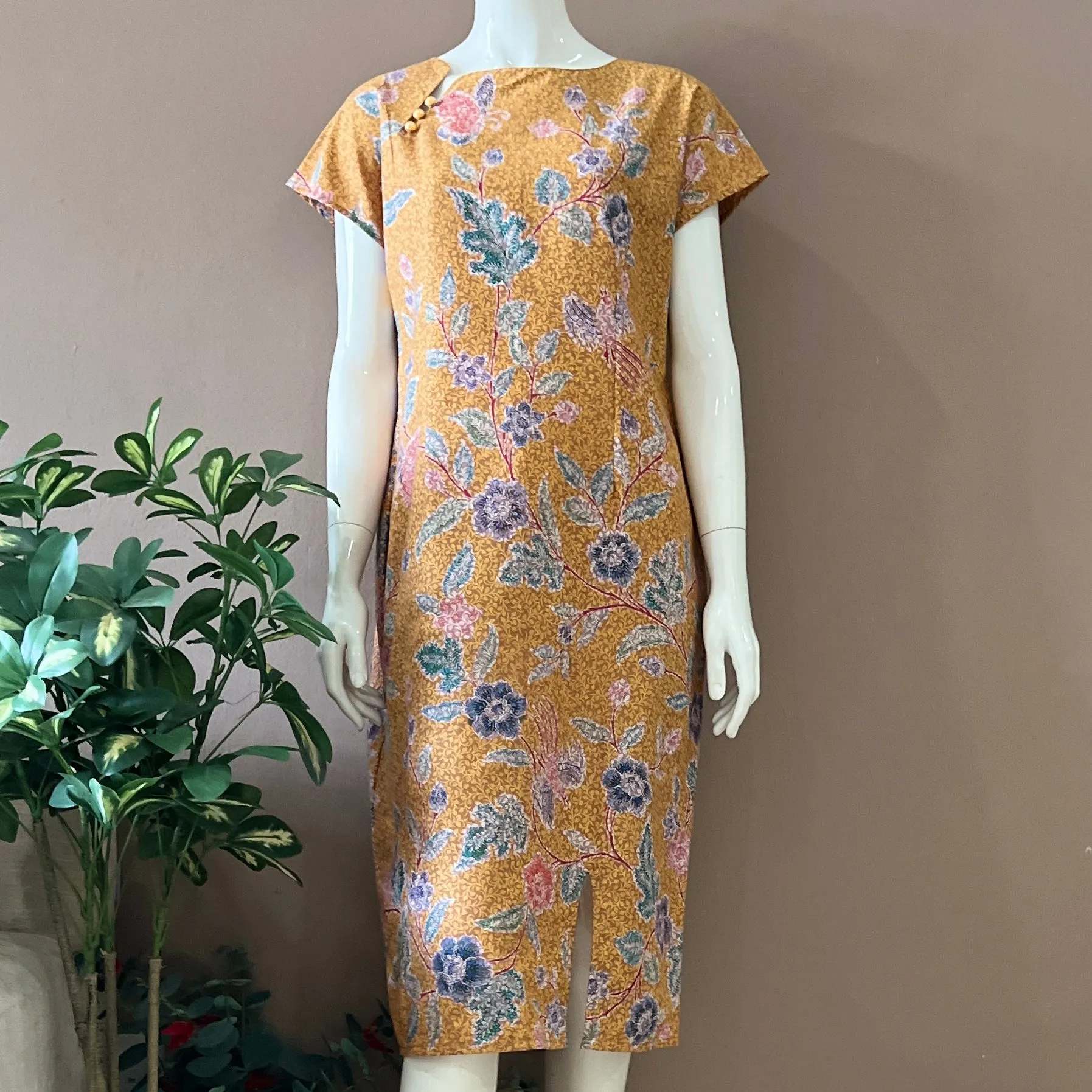 Slim Fit Midi Dress - XL