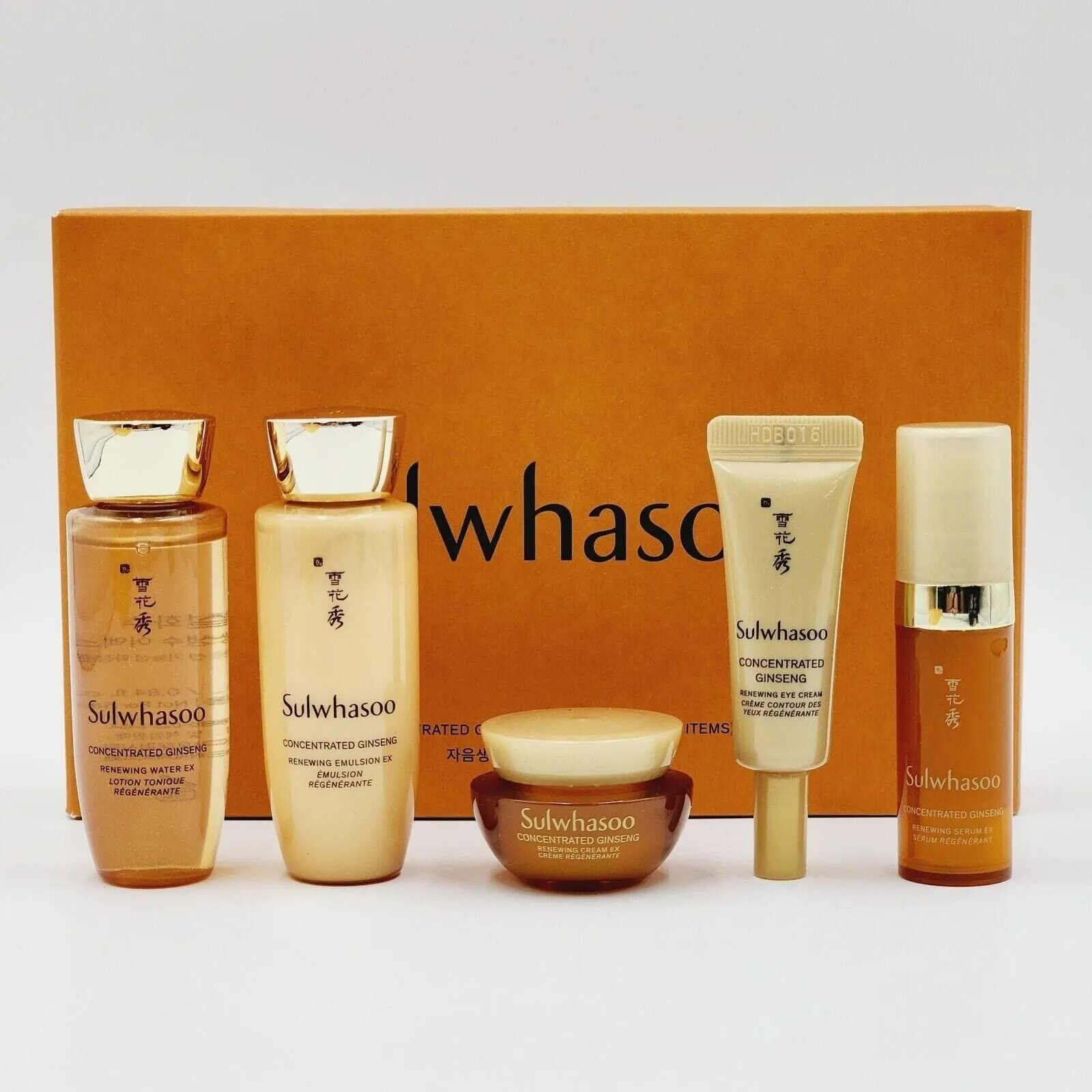 Sulwhasoo Concentrated Ginseng Anti-aging Kits 5 items Korean Beauty