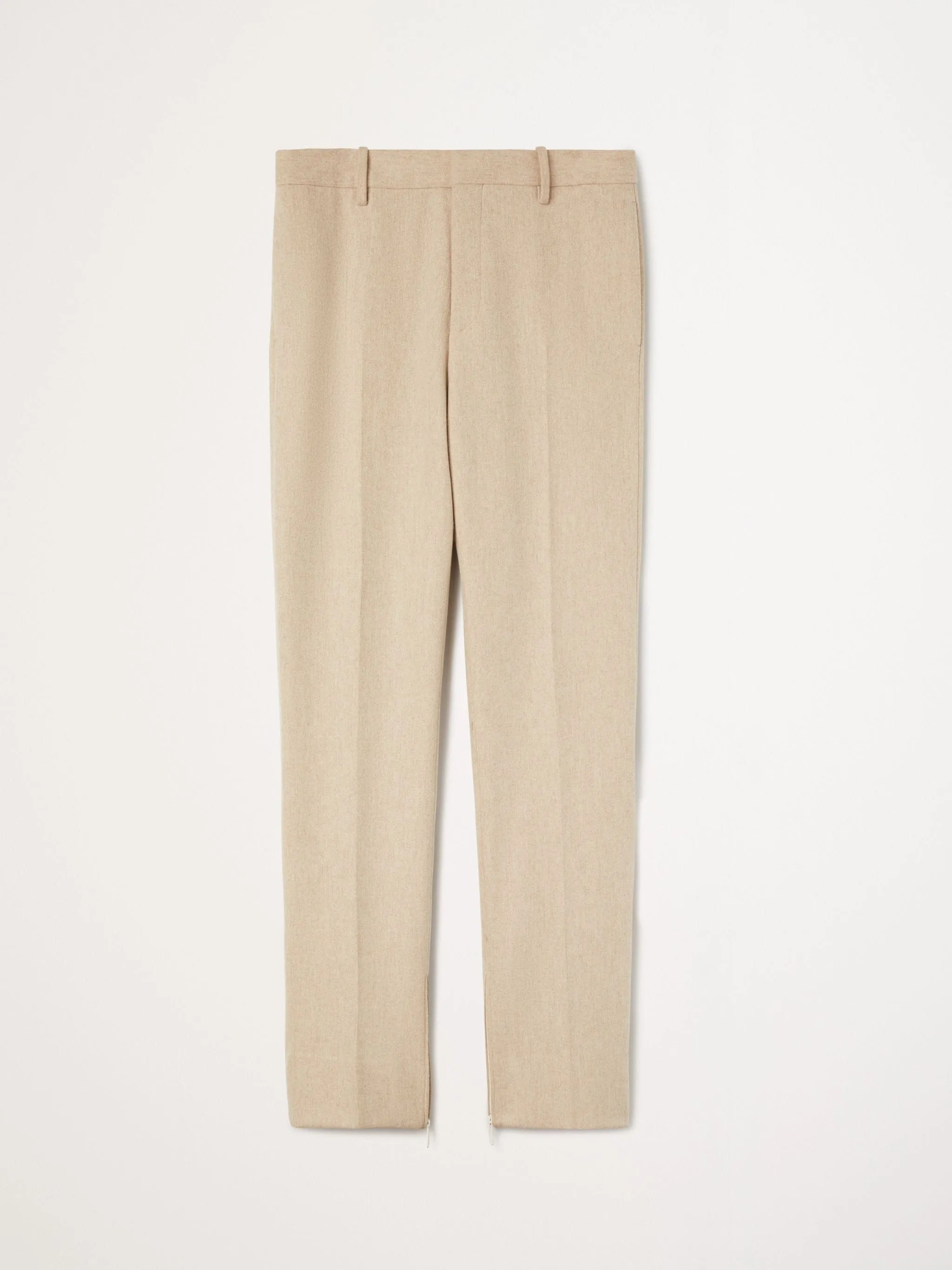 TAG WOOL SLIM ZIP PANT