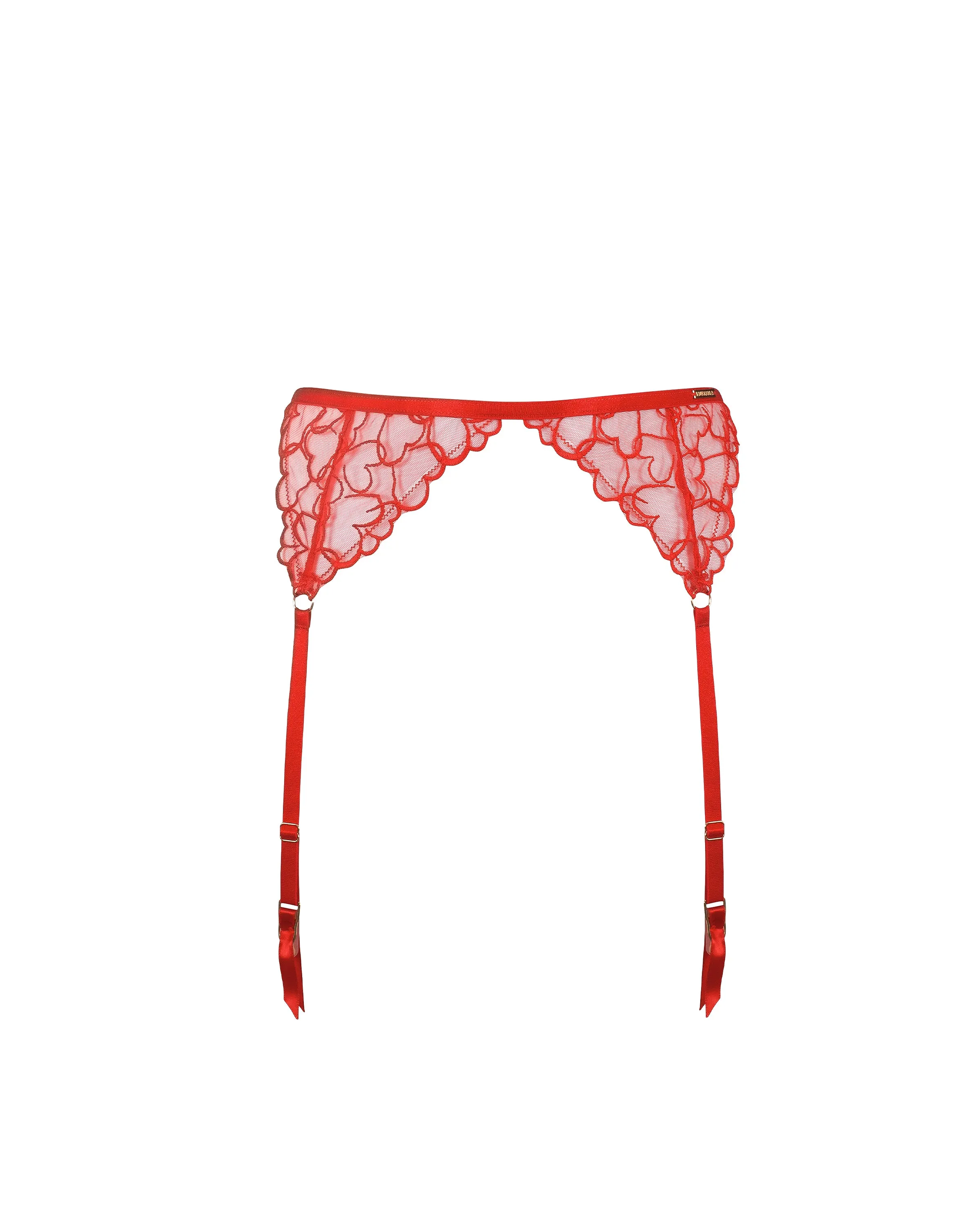 Valentina Suspender Red