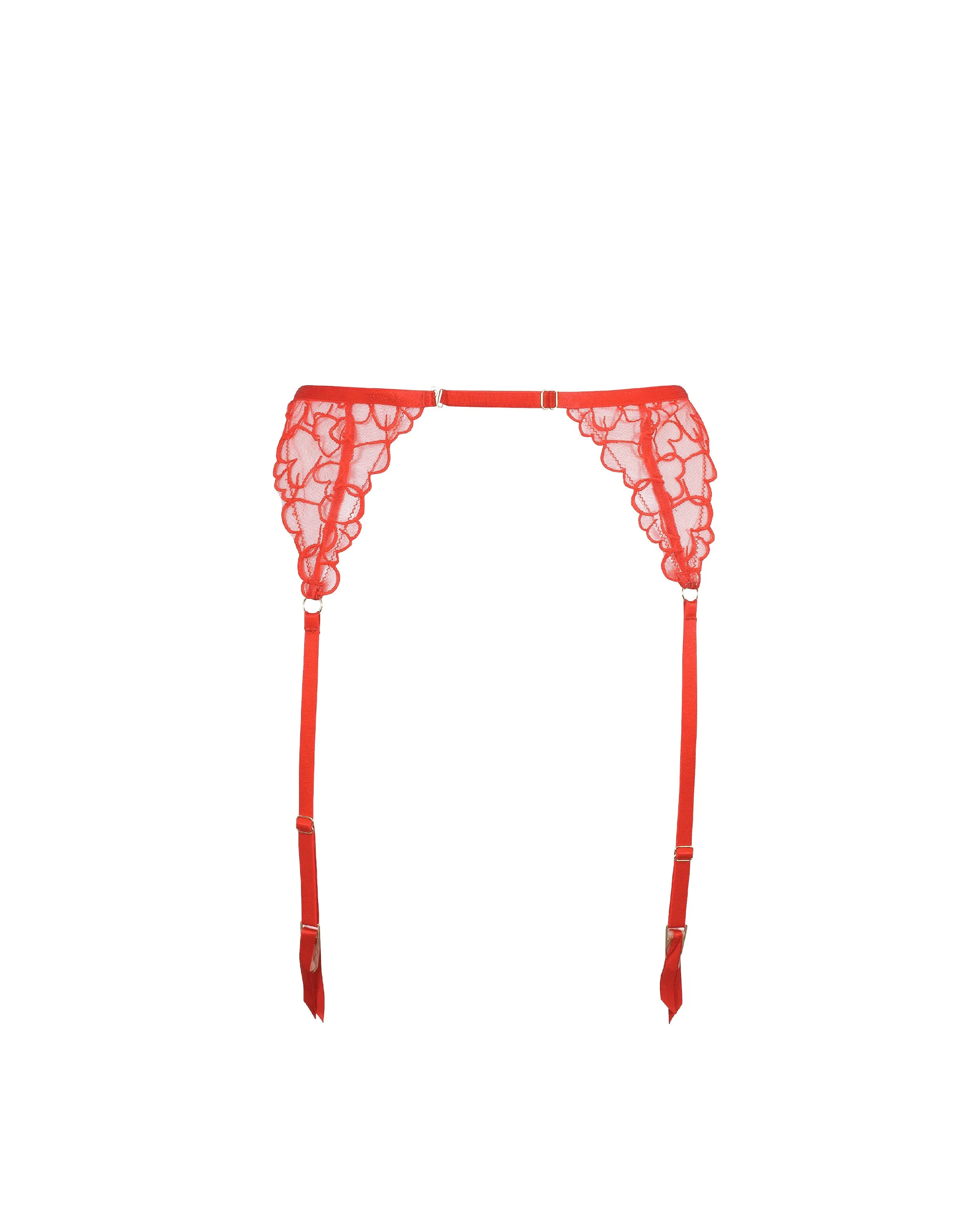 Valentina Suspender Red